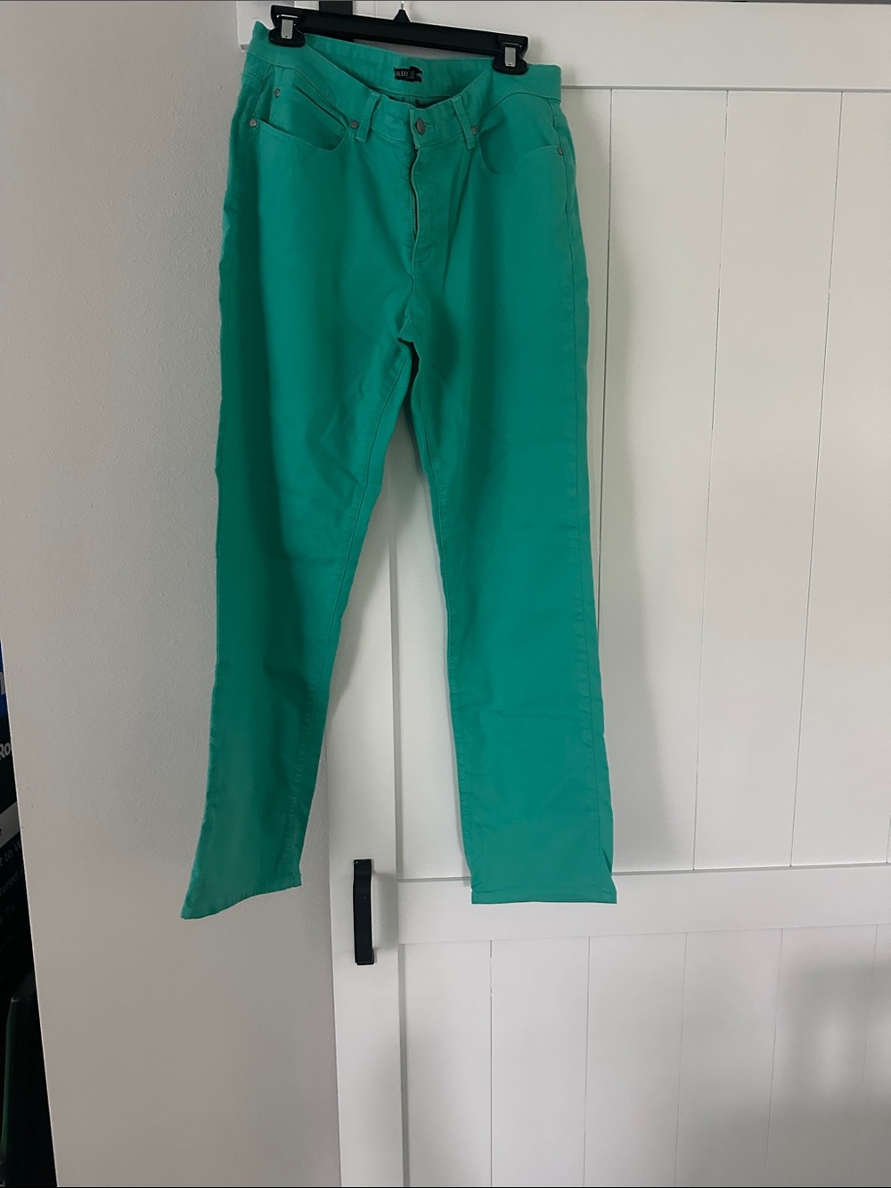 Eileen Fisher Straight Leg Jeans in Teal
